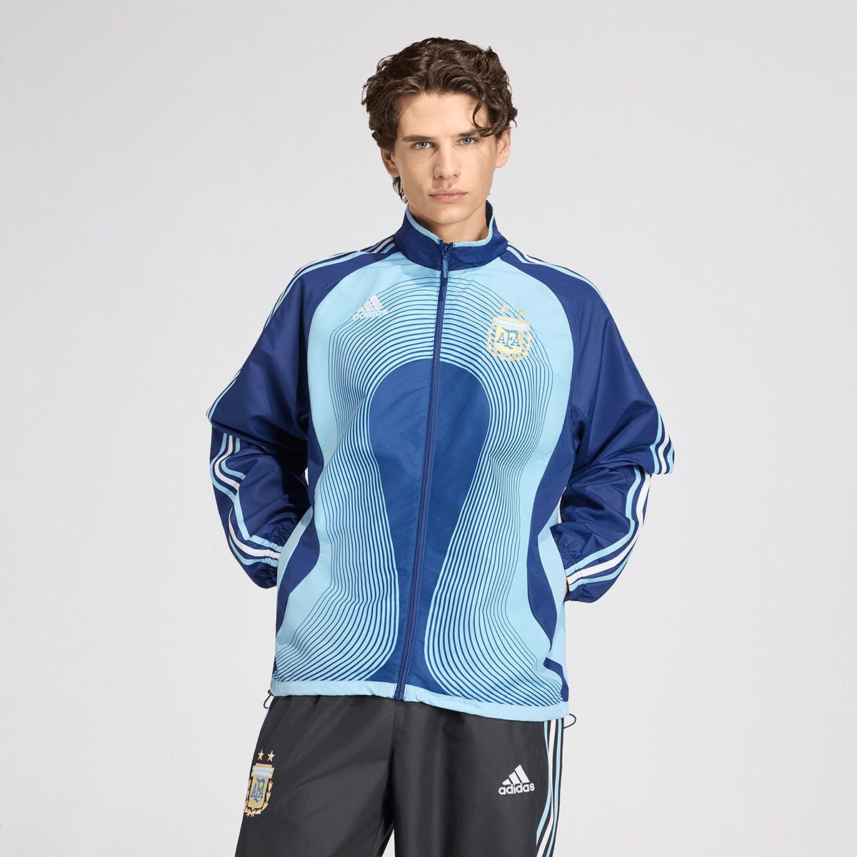 Campera Argentina Retro Azul y Celeste | Estilo Deportivo AFA